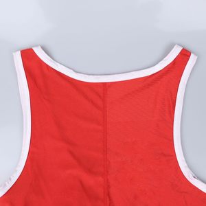 OEM Custom Men's Breathable Knitted Polyester/Gym Singlets Fitness Running Singlet Plus Size Women Men Singlets - Product Image 5