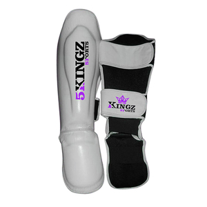 Mejor Precio en Espinilleras Profesionales de Cuero para Adultos - Equipo de Protección Deportiva para Boxeo y Artes Marciales - Product Image 5