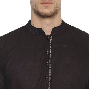 New Arrival <b>Mens</b> <b>Kurta</b> <b>Pajama</b> Set Factory Direct Custom Branding Plain Design OEM Supplier Bulk Orders - Product Image 1