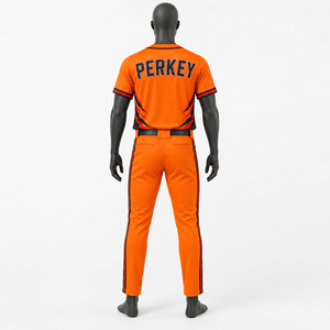 Vêtements de sport professionnels pour équipes, dotés d'un matériau léger et respirant, pour les entraînements de club, uniformes de baseball et les matchs de compétition. - Product Image 2
