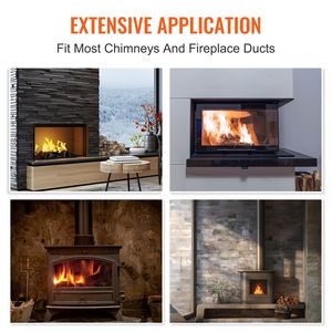 Kit de Limpieza de Chimeneas de 30 Pies, 9 Varillas Flexibles de Nailon Reforzado, Ergonómico, 360 Grados, Accesorios para Limpieza de Chimeneas y Chimeneas de Leña - Product Image 6