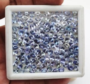Natural Tanzanite Oval Cut Faceted Loose Gemstone <b>Beads</b> 4x5MM Calibrated Tanzanite Stones For Jewelry Making Ring Pendant Bulk - Product Image 5