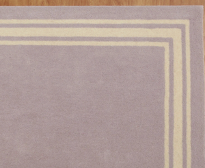 พรมทอมือลายเรขาคณิตสีม่วงเทา  แบบทันสมัย เป็นมิตรกับสิ่งแวดล้อม กันลื่น  ขนปานกลาง  ขนาดสั่งทำได้  สำหรับบ้านหรือละหมาด - Product Image 3