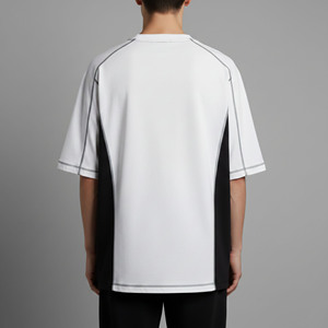 Premium Quality Custom Screen Printed Logo Men's T-Shirt Heavyweight 210g 100% Cotton Eco-Friendly Loose Fit Short Sleeve Shirt - Product Image 5