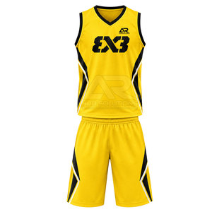 Uniforme de Baloncesto Ligero y Transpirable 100% Poliéster 3x3, Colores Personalizados, Logotipo Personalizado, Alta Calidad para Juegos al Aire Libre - Product Image 2