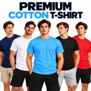 เสื้อยืดคอตตอนหนา 240GSM หรูหรา สกรีนโลโก้ปักเอง ทรงหลวม สตรีทแวร์ เสื้อยืดเจอร์ซีย์แบบยูนิเซ็กซ์สั่งทำได้ - Product Image 4