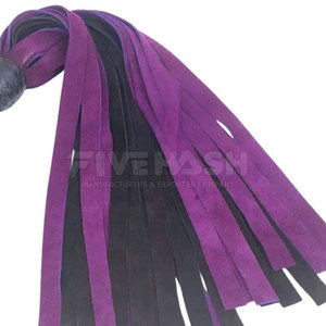 Leather <b>Flogger</b> Soft Leather Design Flexible Strips Durable Grip Leather <b>Flogger</b> Easy Handling Use - Product Image 6
