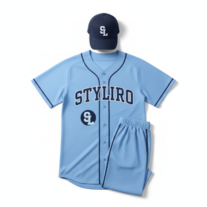 Camiseta de Béisbol Personalizable al por Mayor, Ropa Deportiva de Poliéster Sublimado OEM, Impresión de Nombres, Bordado Suave, Personalización Económica - Product Image 1