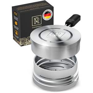 Sistema de conservación de sabor y gestión de calor para hookah con soporte para carbón - Product Image 1