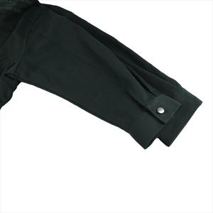 Vestes à manches longues zippées pour hommes personnalisables avec col contrastant vintage et emplacement du logo sur le devant en tissu toile - Product Image 5