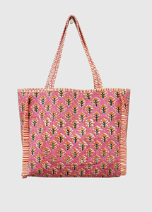 Sac fourre-tout en coton brodé floral, style bohème, ouvert en dessus, sac de shopping pour femmes, utilisable toute l'année - Product Image 4