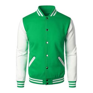 Plus Size College <b>Jackets</b> Wholesale Custom Logo Plain Letterman Varsity Hooded Streetwear 100% Wool <b>Jackets</b> Good Quality - Product Image 1