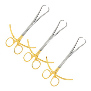 Ensemble de 3 pinces de réduction manuelles pour plaques osseuses, 5,5 pouces, manche doré, instruments chirurgicaux en acier inoxydable, instruments médicaux - Product Image 4
