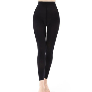 Leggings de yoga pour femmes de haute qualité, taille haute, ajustés, décontractés, respirants, légers, tricotés, 100 % coton, confortables et à séchage rapide - Product Image 1