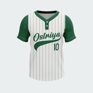 Maillots de baseball personnalisés 2026 avec logo et nom, vente en gros, sublimation, pour jeunes, vêtements de baseball et softball, maillots de baseball à deux boutons - Product Image 5