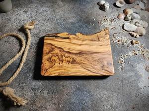 High Demand Rustic Olive Wood Tray <b>Small</b> Handcrafted Serving Tray for Snacks Coffee & Tea At bulk Export Price - Product Image 2