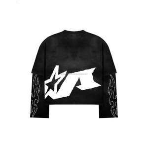 T-shirt décontracté pour homme personnalisé, style vintage délavé, impression DTG, 100% coton, coupe ample, tendance, impression numérique, manches courtes - Product Image 3