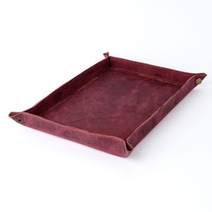 Plateau en cuir véritable pour usage quotidien, boîte de rangement pratique pour clés et objets de chevet, vente en gros, plateau en cuir d'usine GLTY-0082 - Product Image 3
