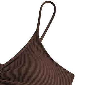 Conjuntos de Bikini Cómodos para Mujer, Nuevo Modelo de Dos Piezas con Cuello Halter y Estampado Paisley, Precio Económico, Ropa de Playa, Venta al Por Mayor - Product Image 3