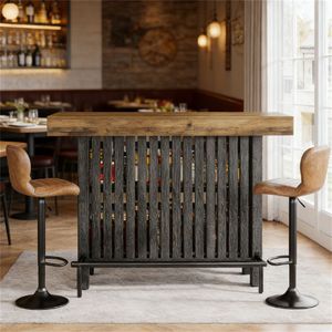 Tavolo Moderno da Bar e da Pranzo con Spazio di Archiviazione - Product Image 3