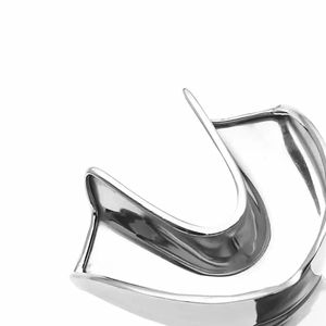 Plateau d'empreinte dentaire manuel réutilisable en acier inoxydable avec poignée ergonomique et taille personnalisée - Nouvelle arrivée de haute qualité - Product Image 6