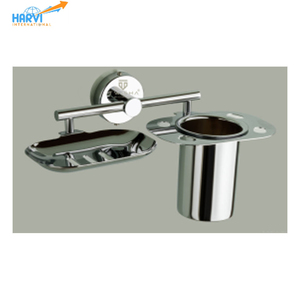 Juego de Jabonera y Vaso de Pared Modernos de Alta Calidad Premium con Material Arion para Hoteles, Hogares y Baños Ecoconscientes - Product Image 2