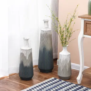 Jarrón Alto de Hierro de Diseño de Alta Calidad, Ecológico, Estilo Costero, para Decoración de Entrada, Hecho a Mano, de Lujo, para Todo el Mundo - Product Image 3