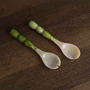 Eco-Friendly Resin Serving <b>Spoons</b> Household Handmade Cutlery Set New Kitchen Accessories Flatware Tableware Server for <b>Salads</b> - Product Image 4