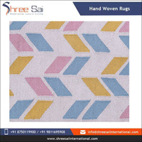 Handmade Non Slip Rugs Custom Hand Tufted Cotton Rug Irregular Custom Shape Embroidered Persian Carpet Runner Rugs for Sale