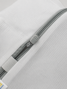 Grand sac à linge en maille, sac de lavage à fermeture éclair épaissi, sac de rangement pour vêtements en tissu doux, 60 x 70 cm - Product Image 2