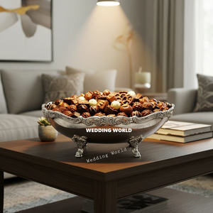 Bol à chocolat design en acier inoxydable, bol à bonbons de haute qualité, forme ronde, décoratif, nouveau bol à chocolat - Product Image 4