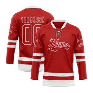 เสื้อฮอกกี้น้ำแข็งเด็กแบบสั่งทำ OEM พร้อมพิมพ์ลายด้วยความร้อน MOQ ต่ำ - Product Image 3