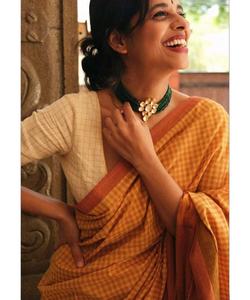 Vêtements imprimés à base régulière Saree Ladies Women Wear Georgette Silk Embroidery Work Sari with Blouse Apparel - Product Image 1