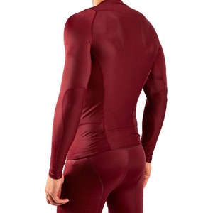 Chemise de compression pour homme, séchage rapide, col rond, manches longues - Product Image 2