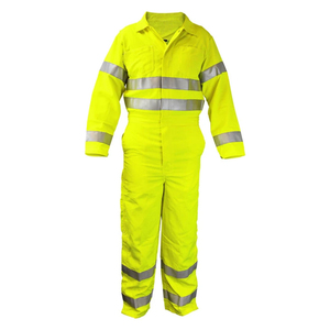 Overoles Reflectantes de Alta Resistencia, Pantalones de Trabajo de Seguridad Impermeables de Alta Visibilidad para Trabajadores de la Construcción y Carreteras - Product Image 1