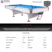Table de billard 9 boules style américain 2-en-1 multi-jeux pour usage domestique et commercial – Vente en gros fabricant
