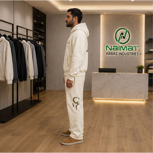 Conjunto de Sudadera con Capucha y Cremallera para Hombre Valmar, Poliéster/Algodón, Forro Polar, Ropa Urbana de Invierno, Corte Regular, Transpirable, con Estampado de Letras - Product Image 5