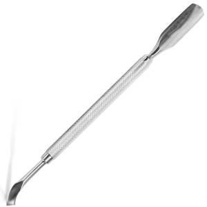 Pousse-cuticules double embout en acier inoxydable pour manucure, réutilisable, conception à double tête - Product Image 1