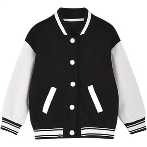 Blousons Bomber en Satin Personnalisables avec Logo pour Hommes et Femmes, Tailles Fortes, Blousons Universitaires d'Hiver, Blousons Letterman, en Laine Teinte Fine 280 g/m² - Product Image 6