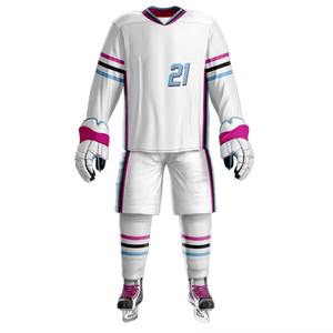 Uniforme de hockey sur glace standard international, couleurs d'équipe personnalisées, tissu de haute qualité et performant - Product Image 6