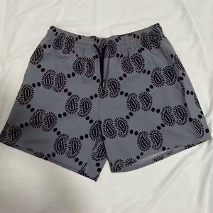 Pantalones cortos de gimnasio para hombre de verano de diseño personalizado 100% algodón ecológico doble sublimación estilo informal 5 pulgadas - Product Image 3