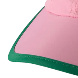 Gorra de Béisbol Ajustable AKA Featherlite Rosa con Bordado Verde AKA y 1908, Gorra Ligera de Sororidad - Product Image 5