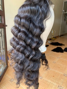 Wholesale HD Glue Less Virgin Hair Lace Front <b>Wigs</b> for Black Women Medium Length Body <b>Wave</b> Hot Sale - Product Image 3