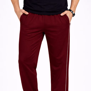 Pantalones Deportivos Crimson Red Active Comfort para Hombre – Un prenda esencial para el día a día, audaz y fabricada con materiales ligeros. - Product Image 1