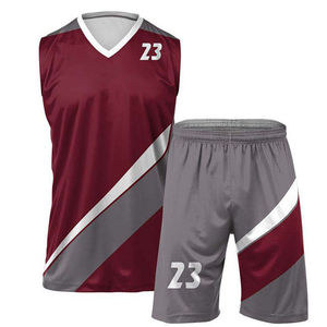 Ensemble d'uniformes de volley-ball unisexes personnalisés HAMID HAROON PRO WEAR 100% polyester, maillot sublimé, shorts à taille élastique, respirant - Product Image 1