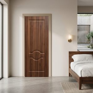 Puertas Interiores de Madera Recubiertas de Chapa de Madera MDF/Contrachapado y PVC, Diseño Moderno a Precio Económico, Resistentes al Agua, a la Humedad y al Ruido para el Hogar - Product Image 3