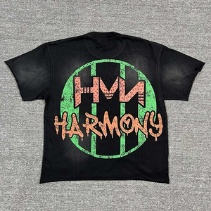 T-shirt décontracté pour homme, design personnalisé, 100% coton, respirant, manches courtes, confortable, broderie sur le devant, personnalisation de la marque - Product Image 2
