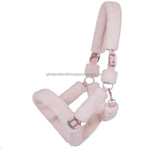 Harnais pour cheval en fausse fourrure nylon de haute qualité avec double sangle réglable et boucle en alliage de zinc solide - Product Image 5