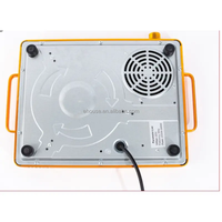 Plaque chauffante infrarouge électrique en acier inoxydable pour usage domestique et hôtelier