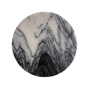 Planche à découper artisanale en marbre, fabriquée en pierre naturelle, pour couper, servir et décorer la cuisine - Product Image 1